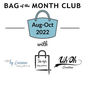 Bag of the Month Club January - March 2022
The Illusion shoulder Bag by ImazzPatterns
Karvi Mini Backpack by Bagstock Designs
The Hiraeth Handbag by Lavender & Twine