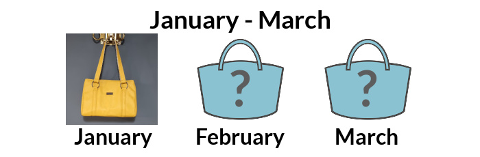 Bag of the Month Club January - March