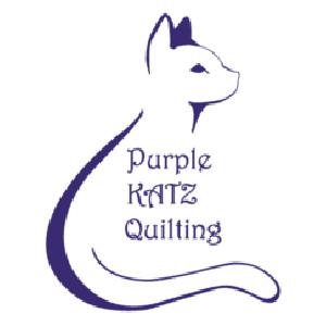 Logo for Purple KATZ Quilting, Canada
